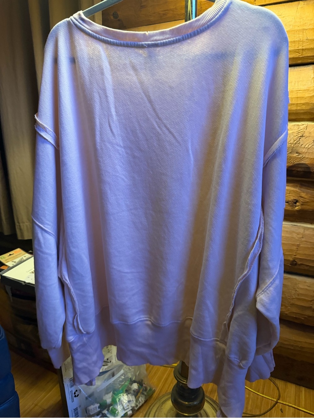 NWOT Free People We The Free Camden in Lilac Bloom Size XL *FLAW* - Picture 6 of 9